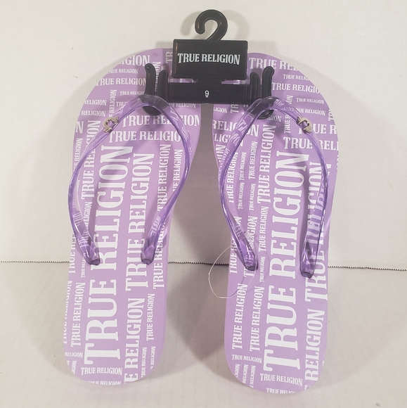 True Religion Shoes - NWT Women's True Religion Malaya Flip-flops